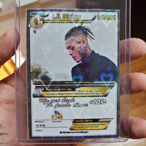 Pokemon | Other | Lil Skies Heart Holo Pokemon Card | Poshmark